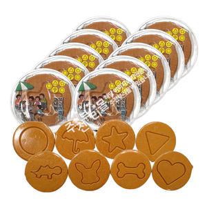 주전부리몰 뽑기도전 수제 달고나 8종 모양(랜덤) x 낱개 10개 간식 사탕 캔디 추억의사탕