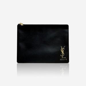 YSL 뷰티 골드로고 파우치
