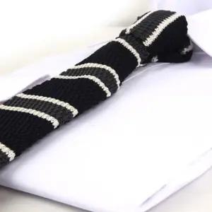 니트넥타이 패션넥타이 넥타이 자동 세트 남자 네이비 루프 타이 간편넥타이 와인 색 남성 초록색 그레이