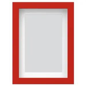 이케아 레드 프레임 액자 벽걸이 소형 2가지 사이즈 뢰달름