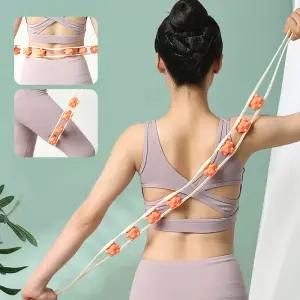 목마사지기 롤러 안마기 어깨 등 허리 돌기 바디 괄사 핸드 지압 마사지기 OMS-SPC2