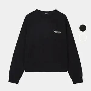 [롯데백화점]버커루 여성 CP특양면 로고 맨투맨 티셔츠 B245TS500P