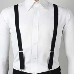 남자 멜빵 서스펜더 길이조절 클래식 수트 캐주얼룩-WFH6AUK