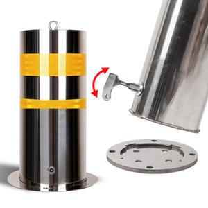 분리형 이동식 스텐 볼라드 219파이 H550 주차금지 표지판 진입 금지봉 주차봉 앙카포함