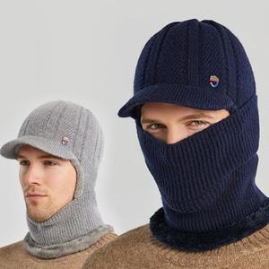 겨울 털 안감 길이 조절 넥워머비니 챙모자 방한비니 융털워머