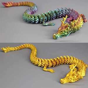 3D 프린팅 관절 용 드래곤 소형모델 피규어 야광