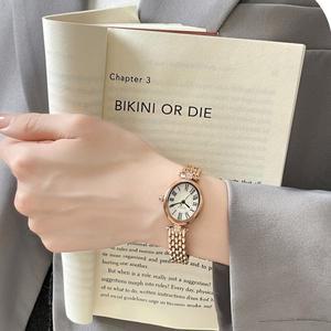 [쥴리어스] 에뚜왈 로마 타원 케이스 큐빅 여성 메탈 손목시계 3종