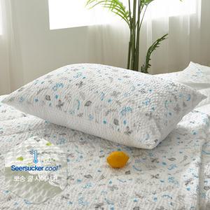 폴랑 뽀송쿨 시어서커 베개커버 포레스트