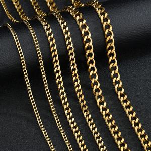 장식품 5mm 쿠바체인 골드 목걸이 써지컬스틸