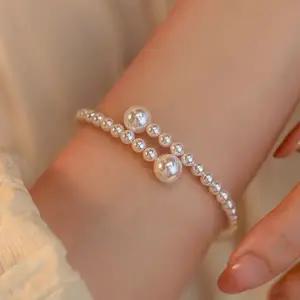 [오아즈]여성 진주 포인트 청순미 세련미 데일리 팔찌_P396665137