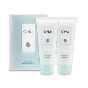 오휘 클리어 사이언스 소프트 필링 듀오 에디션 100ml 2개 25년 6월 기획 각질 노폐물 피지 제거