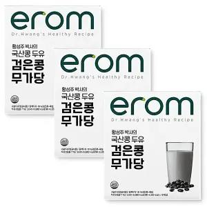 이롬 황성주 국산콩 두유 검은콩 무가당 영양가득두유 3박스