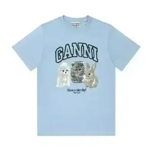 가니 반팔 T4278 570 애니멀 로고 프린트 여성반팔티 당일발송