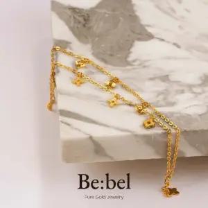 순금팔찌 7.5g(2돈 두돈) 24k 여자 디자인 여성 클로버 비벨