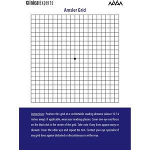 자기 등이 있는 암슬러 위한 아이 녹내장 그리드 도구1팩 를 제공하는 검사