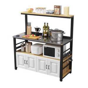 베이킹 작업대 확장형 주방 미니 조리대 유리 보조