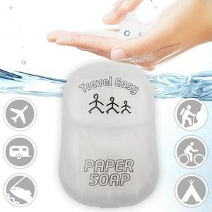 [LF90M98T_57]언제어디서나 휴대용 종이비누 비누 50매