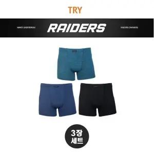 [TRY] 레이더스 인견 사각 드로즈 팬티 3매입(110사이즈까지)MI3