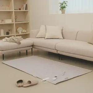 일월 순면 파스텔 안심 카본매트 3종 [베이지/블루/핑크]