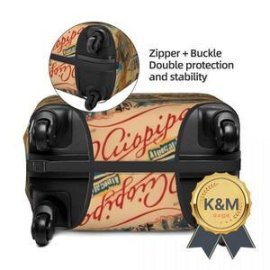 맞춤형 스탬프 여행 가방 커버 보호대 패션 캐리어 (18-32인치)