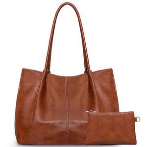 여성용 대형 토트백 가죽 16L 여성 핸드백 여행용 빅 지갑 어깨