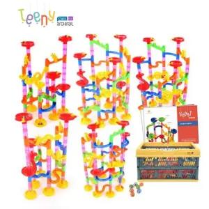 아키레일 창의융합 건축교구 구슬 티니 교실세트 840p 레일블록 블록장난감