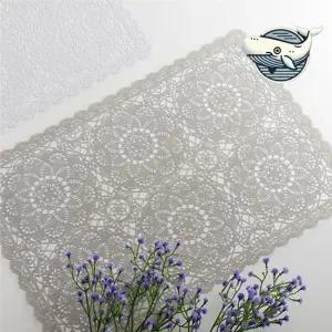 빈티지 스타일 방수 레이스 식탁 매트 테이블 방수식탁보 식탁깔개 테이블러너 식탁러너