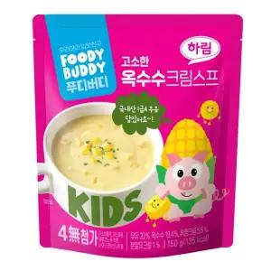 하림 푸디버디 옥수수크림스프 150g