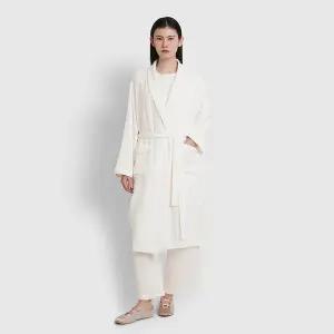 [JAJU](강남점)25F/W 여 이중지 패턴 파자마 로브 J205404017