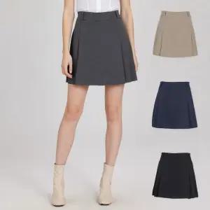 [김영주골프] 봄가을 데일리 큐롯 플리츠 치마반바지 여성 골프 스커트 DPFLSK47