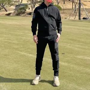 골프웨어 어메이징 봄가을 후드집업 조거팬츠 트레이닝 세트 골프 전부포함