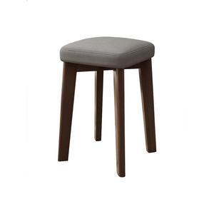 의자 스툴 사각 현관 모던 신발의자 쿠션 원형 없는 등받이 다이닝 원목