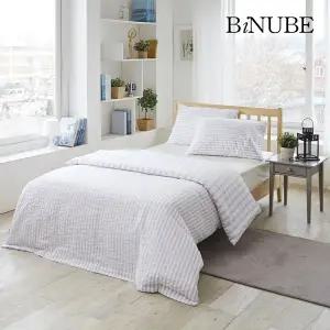 바이누베 호텔식 이불커버 슈퍼싱글 160x210 그레이