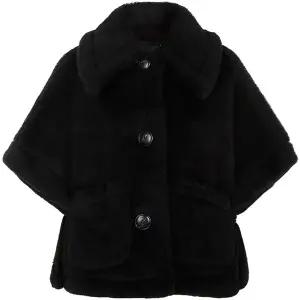 막스마라 25FW 블랙 뉴테르조 테디 케이프 2524736062 NEWTERZO1 008