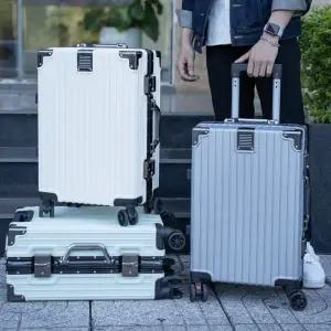 하나빌라 HA-1010 알루미늄 프레임 28인치 블랙라인 여행용 하드캐리어