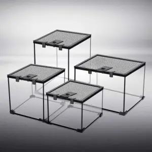 파충류 사육장 유리 도마뱀 도마뱀사육장 소라게 육지