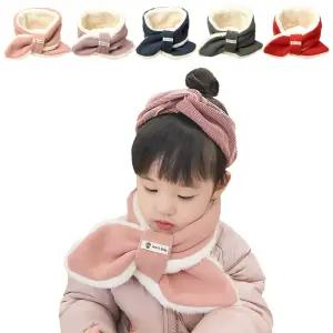 키즈트리 유아 아동 어린이 키즈 여아 남아 겨울 방한 퍼 밍크 쁘띠 빕 목도리 WJ-101