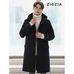 [하프클럽/]남녀공용 울혼방 세미오버 후드 코트  (ABD4CG3102)