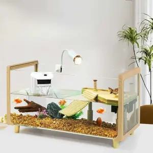 거북이수조 반수생 거북이 수조 수족관 플라스틱 키우기