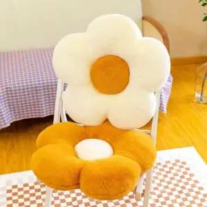 꽃 플라워 쇼파방석 데이지모양 등쿠션 귀여운디자인