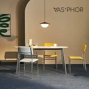 [바스포르]알키 포세린 세라믹 2인용 와이드 식탁 테이블 1400 사각형