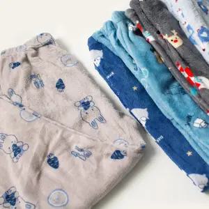 도톰한 겨울 수면바지 5종 커플 남자 여자 잠옷바지 시보리 극세사 커플잠옷