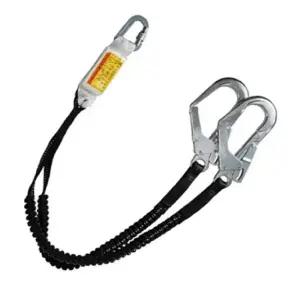 추락방지 안전벨트용 두줄걸이 더블엘라죔줄 가성비 안전대 사고예방 안전로프 골조 더블죔줄 AL