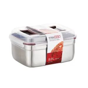 [스텐락] 본사 국내제조 큐브 밀폐용기 핸디형 5호 (9.0L)