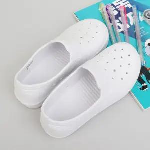 북유럽스타일 모즈 EVA 흰색 실내화/아동/유아/어린이/초등/학생/학교/식당/작업/조리화/병원/실버