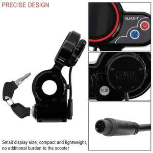 계기판 디스플레이 NJAX-T 스로틀 LED 키 포함, 대시 보드, 전기 스쿠터 부품, 제로 8, 9, 10, 48V