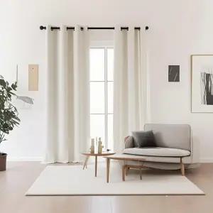 코멧 홈 프리미엄 단열 아일렛 암막 커튼 2개입