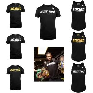 VENUM VT 복싱 무에타이 티셔츠 스포츠 훈련 남성 반팔 트레이닝복 헬스 운동용 캐주얼