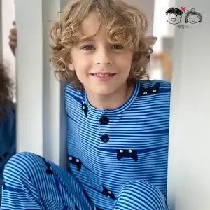 [보리보리/알럽키즈]까꿍고양이 피치웜 주니어 아동 키즈 어린이 잠옷 내의 실내복 패밀리룩