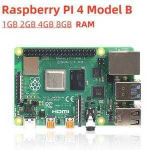 Raspberry Pi 4 모델 B 4B RAM 1GB 2GB 8GB 코어 1.5Ghz 4K 고해상도 듀얼 디스플레이 Bluetooth 5.0  원본